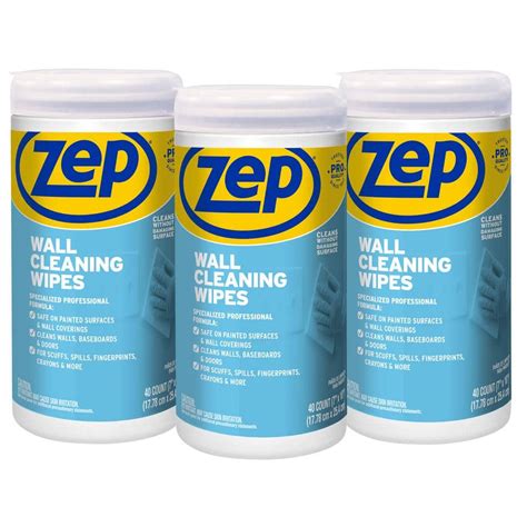For more information about the Zep Foaming Wall Cleaner, visit. . Zep wall cleaning wipes